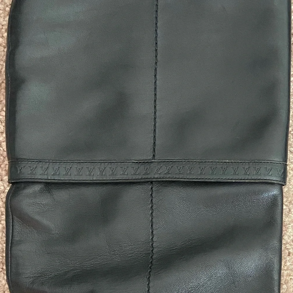 Louis Vuitton Leather Tall Stiletto Boots
